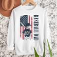 Baseball Dad Flag Tee I Raised Mine Ballpark Dad Men Sweatshirt Baseball Dad Flag Tee I Raised Mine Ballpark Dad Men Sweatshirt