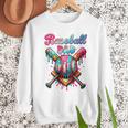 Baseball Dad Game Day Vibes Ice Cream Drip Baseball Daddy Men Sweatshirt Baseball Dad Game Day Vibes Ice Cream Drip Baseball Daddy Men Sweatshirt