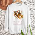 Baseball Dad Leopard Heart Colorful Premium Men Sweatshirt Baseball Dad Leopard Heart Colorful Premium Men Sweatshirt