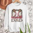 Baseball Dad Leopard Proud Ball Dad Game Day Men Sweatshirt Baseball Dad Leopard Proud Ball Dad Game Day Men Sweatshirt