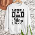 Baseball Dad Parent Of Player Family Sports Fan Lover Men Sweatshirt
