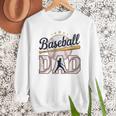 Baseball Dad Player Cool Retro Sports Fan Father's Day Premium Tri-Blend Men Sweatshirt Baseball Dad Player Cool Retro Sports Fan Father's Day Premium Tri-Blend Men Sweatshirt
