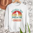 Baseball Dad Like A Regular Dad But Cooler Father's Day Premium Men Sweatshirt Baseball Dad Like A Regular Dad But Cooler Father's Day Premium Men Sweatshirt