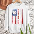 Baseball Dad USA American Flag Father's Day 4th Of July Premium Men Sweatshirt Baseball Dad USA American Flag Father's Day 4th Of July Premium Men Sweatshirt