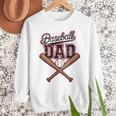 Baseball Dad Vintage Father's Day Family Humor Sport Lovers Men Sweatshirt