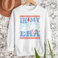 In My Baseball Papa Era Groovy Baseball Dad Family Matching Premium Men Sweatshirt In My Baseball Papa Era Groovy Baseball Dad Family Matching Premium Men Sweatshirt