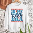 In My Baseball Papa Era Groovy Baseball Dad Family Matching Raglan Baseball Tee Men Sweatshirt In My Baseball Papa Era Groovy Baseball Dad Family Matching Raglan Baseball Tee Men Sweatshirt