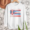 Best Dad Coach Ever Baseball Dad American Flag 4th Of July Premium Men Sweatshirt Best Dad Coach Ever Baseball Dad American Flag 4th Of July Premium Men Sweatshirt