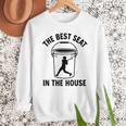 The Best Seat In The House Bucket Dad Baseball Dad Premium Men Sweatshirt The Best Seat In The House Bucket Dad Baseball Dad Premium Men Sweatshirt