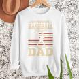 My Favorite Baseball Player Calls Me Dad Baseball Dad Premium Tri-Blend Men Sweatshirt