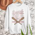Game Day Baseball Dad Vintage Daddy Father's Day Boys Kids Men Sweatshirt Game Day Baseball Dad Vintage Daddy Father's Day Boys Kids Men Sweatshirt