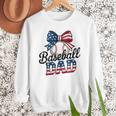 Patriotic Baseball Dad 4th Of July For All American Fathers Men Sweatshirt Patriotic Baseball Dad 4th Of July For All American Fathers Men Sweatshirt