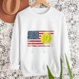 Patriotic Softball Dad Like A Baseball Dad Raglan Baseball Tee Men Sweatshirt Patriotic Softball Dad Like A Baseball Dad Raglan Baseball Tee Men Sweatshirt