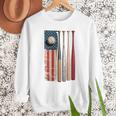 Patriotic USA Flag American Baseball Dad 4th Of July Men Sweatshirt Patriotic USA Flag American Baseball Dad 4th Of July Men Sweatshirt