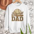 Retro Vintage Baseball Dad Summer Sports Lover Fathers Day Premium Men Sweatshirt