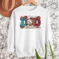 Women's Baseball Dad Father's Day Softball Baseball Player Coach Men Men Sweatshirt