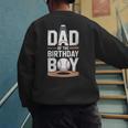Baseball Dad Of The Birthday Boy Sports Theme Men's Sweatshirt Back Print