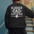 Baseball Dad Father Fathers Day Baseball Lovers Homerun Men's Sweatshirt Back Print Baseball Dad Father Fathers Day Baseball Lovers Homerun Men's Sweatshirt Back Print