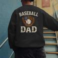 Baseball Dad Fathers Day American USA Flag Men Boys Kids Men's Sweatshirt Back Print Baseball Dad Fathers Day American USA Flag Men Boys Kids Men's Sweatshirt Back Print