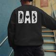 Baseball Dad Father's Day Birthday Baseball Graphic Men's Sweatshirt Back Print