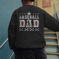 Baseball Dad Father's Day Baseball Father Retro Vintage Men's Sweatshirt Back Print Baseball Dad Father's Day Baseball Father Retro Vintage Men's Sweatshirt Back Print