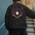 Baseball Dad Father's Day Vintage Retro Sarcastic Dad Men's Sweatshirt Back Print Baseball Dad Father's Day Vintage Retro Sarcastic Dad Men's Sweatshirt Back Print