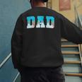 Baseball Dad Ice Cream Drip Happy Fathers Day Men's Sweatshirt Back Print Baseball Dad Ice Cream Drip Happy Fathers Day Men's Sweatshirt Back Print