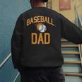 Baseball Dad Men Men's Sweatshirt Back Print