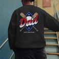 Baseball Dad Baseball Men's Sweatshirt Back Print Baseball Dad Baseball Men's Sweatshirt Back Print