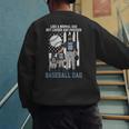 Baseball Dad Like A Normal Dad But Louder And Prouder Men's Sweatshirt Back Print Baseball Dad Like A Normal Dad But Louder And Prouder Men's Sweatshirt Back Print