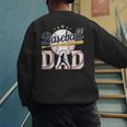 Baseball Dad Player Cool Retro Sports Fan Father's Day Men's Sweatshirt Back Print Baseball Dad Player Cool Retro Sports Fan Father's Day Men's Sweatshirt Back Print