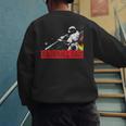 Baseball Dad Baseball Pop Art Baseball Sport Team Men's Sweatshirt Back Print