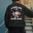 Baseball Dad Saying Hot Dog Gnome Pun For Fathers Day Men's Sweatshirt Back Print Baseball Dad Saying Hot Dog Gnome Pun For Fathers Day Men's Sweatshirt Back Print
