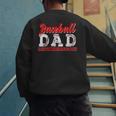 Baseball Dad Most Stressful Position On The Team Player Men's Sweatshirt Back Print Baseball Dad Most Stressful Position On The Team Player Men's Sweatshirt Back Print