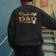 Baseball Dad Vintage Baseball Lover Men's Sweatshirt Back Print