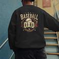 Baseball Dad Vintage Men's Sweatshirt Back Print Baseball Dad Vintage Men's Sweatshirt Back Print