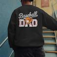 Baseball Dad Vintage Sports Fathers Day Baseball Fan Men's Sweatshirt Back Print Baseball Dad Vintage Sports Fathers Day Baseball Fan Men's Sweatshirt Back Print