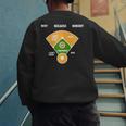 Baseball Father's Day Joke Vintage Baseball Dad Men's Sweatshirt Back Print Baseball Father's Day Joke Vintage Baseball Dad Men's Sweatshirt Back Print