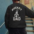 Bucket Dad Baseball Daddy Men's Sweatshirt Back Print Bucket Dad Baseball Daddy Men's Sweatshirt Back Print