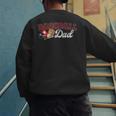Cheer Baseball Dad My Favorite Cheerleader Calls Me Dad Red Men's Sweatshirt Back Print Cheer Baseball Dad My Favorite Cheerleader Calls Me Dad Red Men's Sweatshirt Back Print