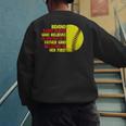 Dad Of Ballers Behind Every Softball Player Baseball Dads Men's Sweatshirt Back Print