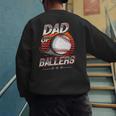 Dad Of Ballers Shirt Volleyball Baseball Dad Of Baller Men's Sweatshirt Back Print Dad Of Ballers Shirt Volleyball Baseball Dad Of Baller Men's Sweatshirt Back Print