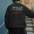 Dad Life Softball Baseball Daddy Sports Father’s Day Men's Sweatshirt Back Print Dad Life Softball Baseball Daddy Sports Father’s Day Men's Sweatshirt Back Print