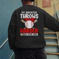My Daughter Throws Harder Than Your Son Baseball Dads Men's Sweatshirt Back Print My Daughter Throws Harder Than Your Son Baseball Dads Men's Sweatshirt Back Print