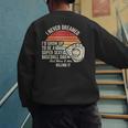 I Never Dreamed Super Sexy Baseball Dad Men's Sweatshirt Back Print