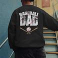 Fathers Day Baseball Dad Men's Sweatshirt Back Print Fathers Day Baseball Dad Men's Sweatshirt Back Print