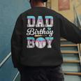 Ice Cream Baseball Dad Birthday Boy Drip Bat Sweet Baseball Men's Sweatshirt Back Print