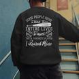 Some People Have To Wait Their Entire Lives Baseball Dad Men's Sweatshirt Back Print Some People Have To Wait Their Entire Lives Baseball Dad Men's Sweatshirt Back Print