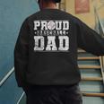 Proud Baseball Dad Sports Father Baseball Fan Men's Sweatshirt Back Print Proud Baseball Dad Sports Father Baseball Fan Men's Sweatshirt Back Print
