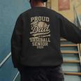 Proud Dad Of A Baseball 2025 Senior Vintage Baseball Dad Men's Sweatshirt Back Print Proud Dad Of A Baseball 2025 Senior Vintage Baseball Dad Men's Sweatshirt Back Print